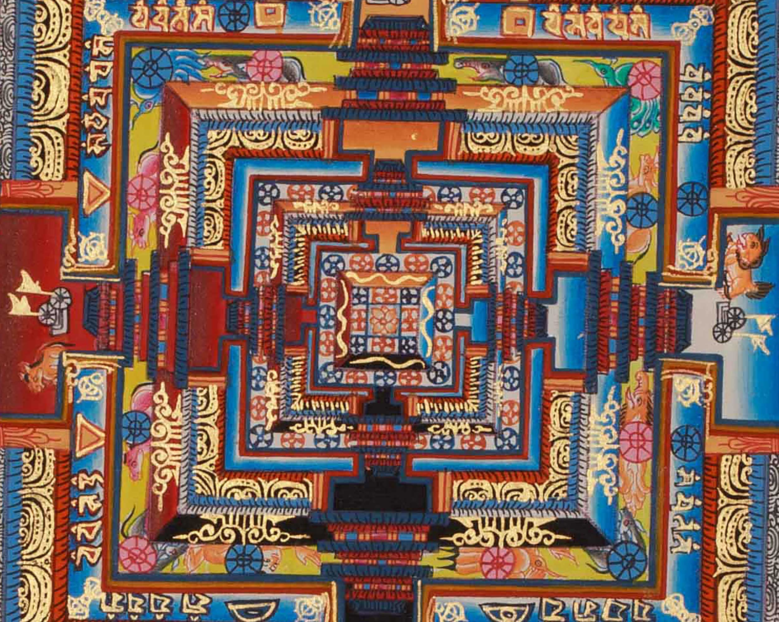 Tibetan Art of Kalachakra Mandala | Spiritual Focus and Inner Transformation