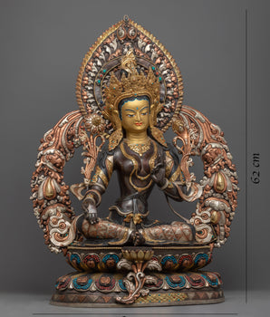 Green Tara Goddess Meaning with our Statue | The Goddess of Compassionate Action