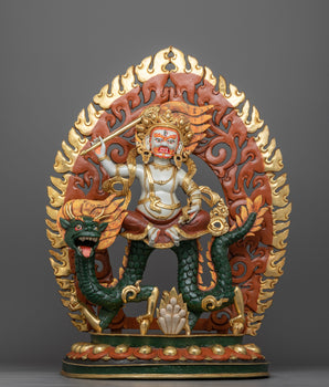 white-dzambhala-colored-sculpture