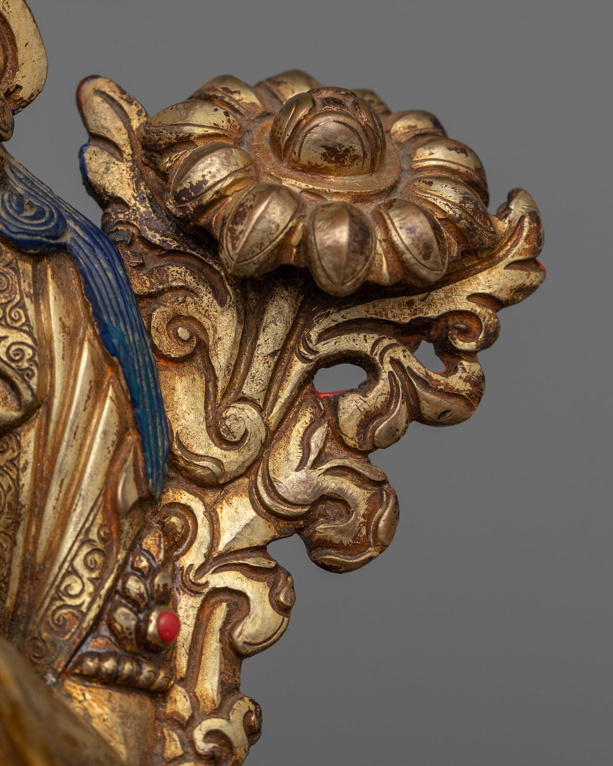 Antique-Looking Green Tara Sculpture | Discover Serenity with Our Sculpture