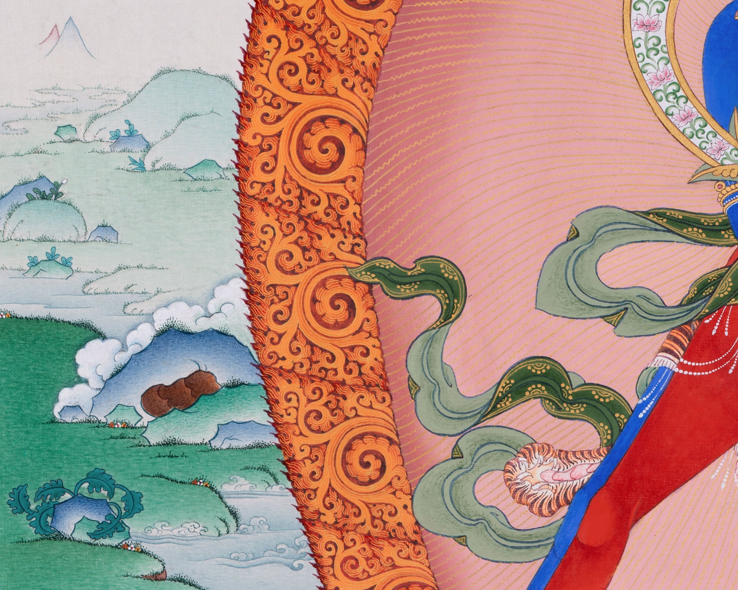 Giclee Print of Chakrasambhara with Mahakala and Mitrupa | Tantric Buddhist Deity