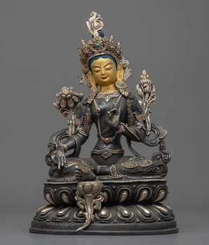 green-tara-oxidized-figurine