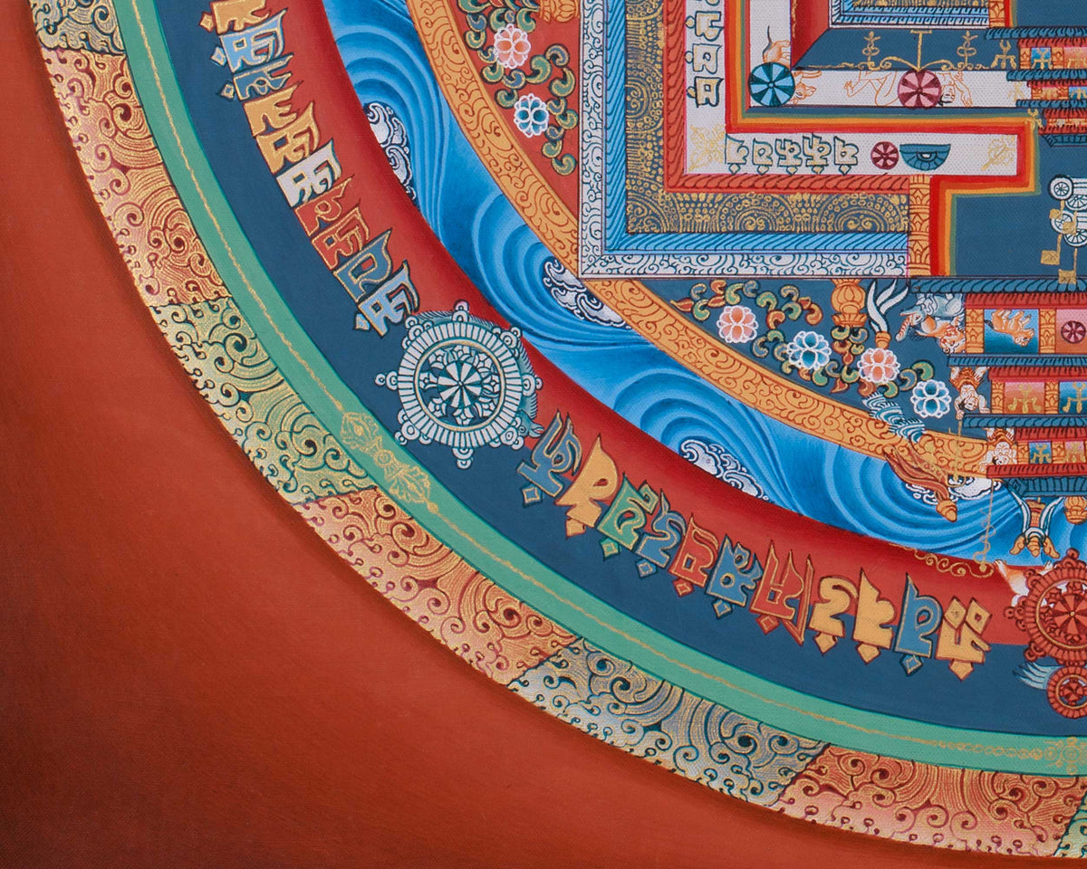 Wheel of Time Painting | Kalachakra Mandala