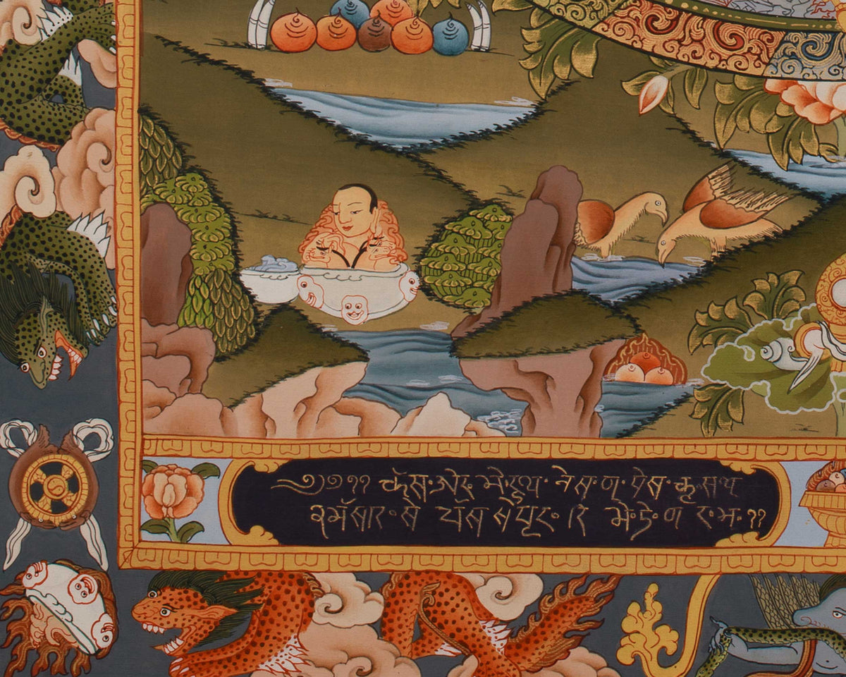 Green Tara Mandala Painting | A Sacred Mandala of Compassion, Protection, and Swift Action