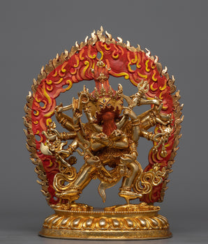 Twelve-Armed Chakrasamvara Statue