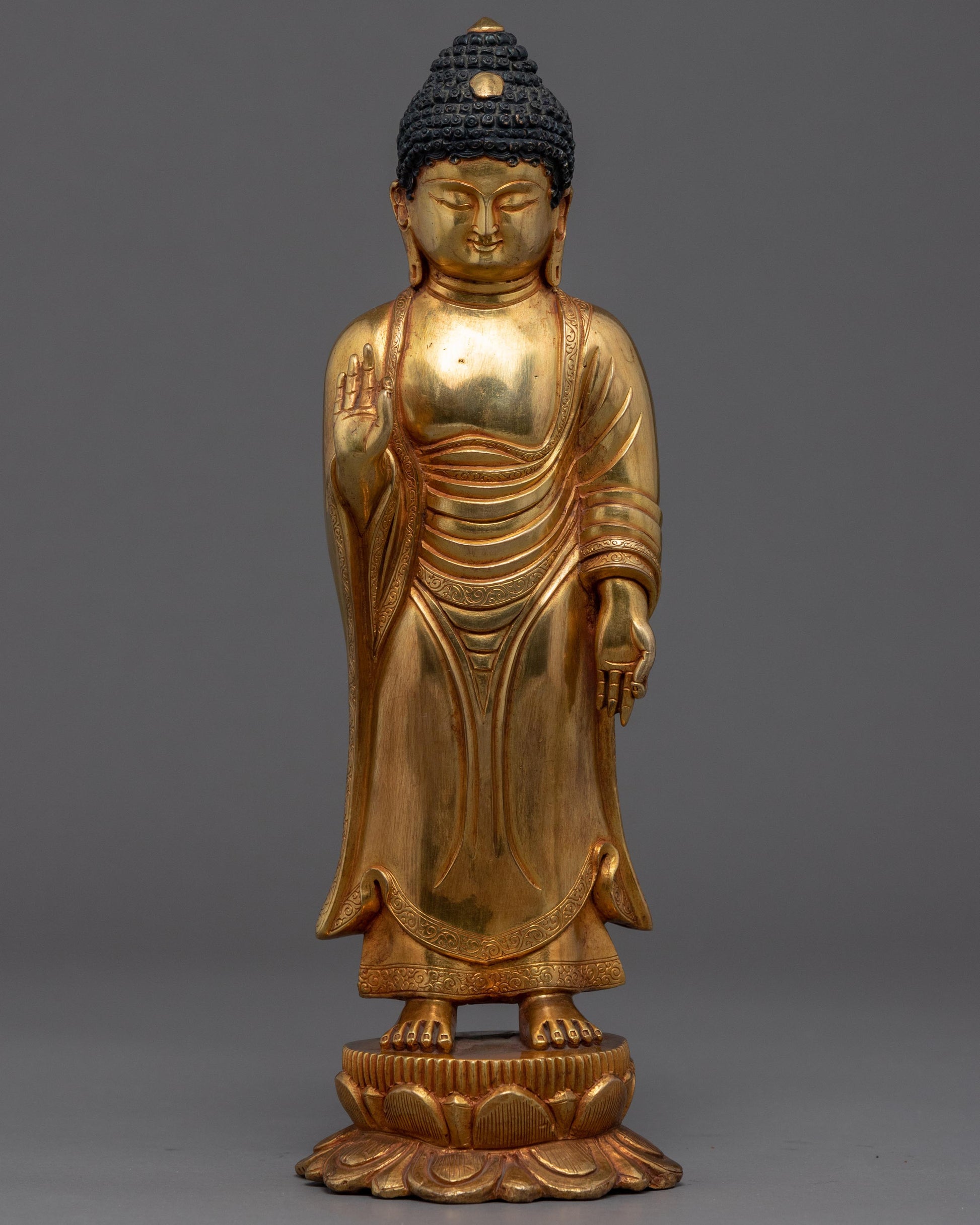Standing Shakyamuni Buddha Statue