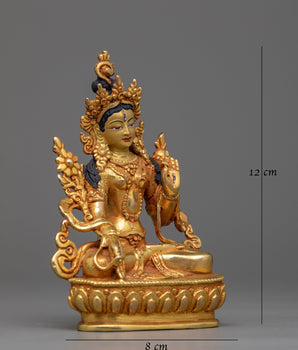 White Tara 12cm Sculpture | A Symbol of Compassion and Healing