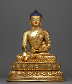 12 Inch Shakyamuni Buddha Sculpture 