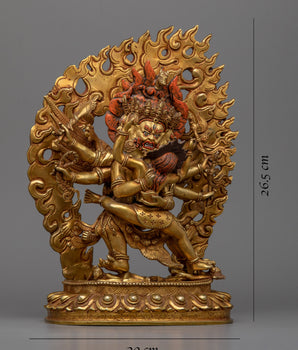 Hayagriva Mantra Practice Sculpture |  Handmade in Nepal, Himalayan Buddhist Art