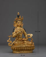 Golden Dorje Sempa Statue | Vajrasattva - Embodiment of Purity
