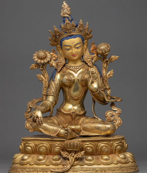 Green Tara Statue