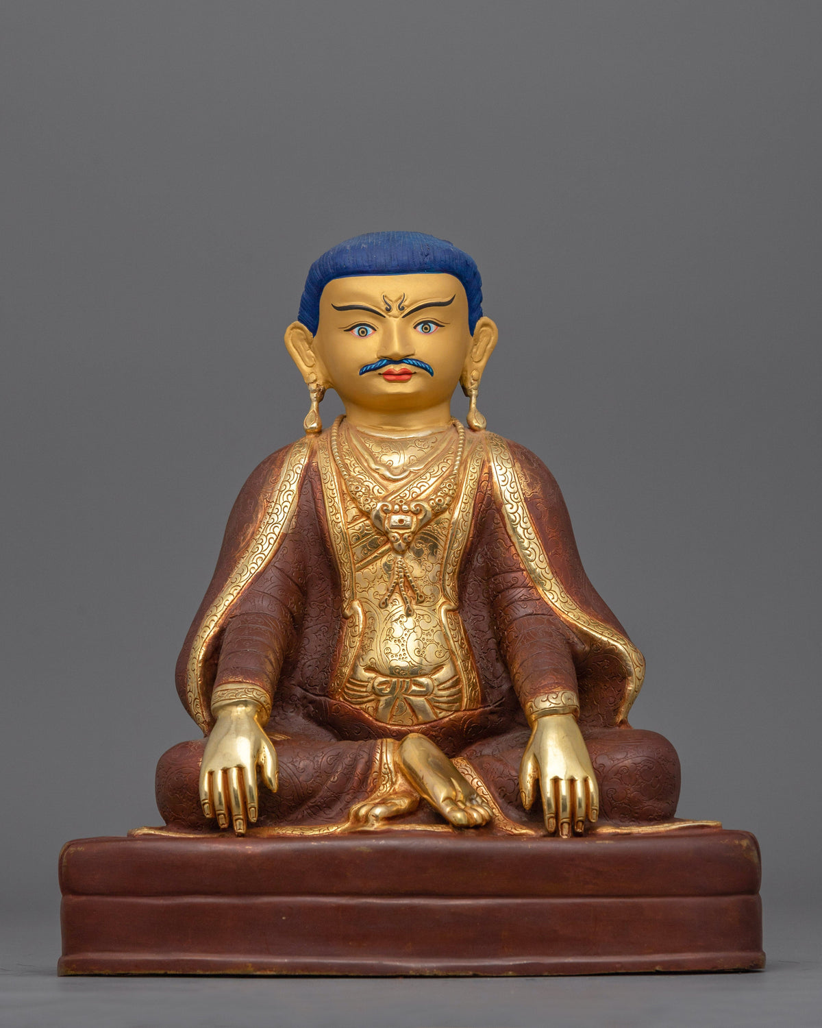 Tibetan Kagyu Master Set Figurine | Marpa, Milarepa, Gampopa Statue Set