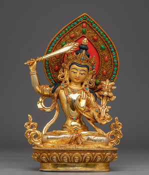 Manjushri Deity for Wisdom & Meditation