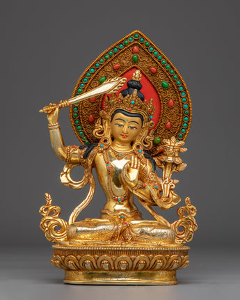 Manjushri Deity for Wisdom & Meditation