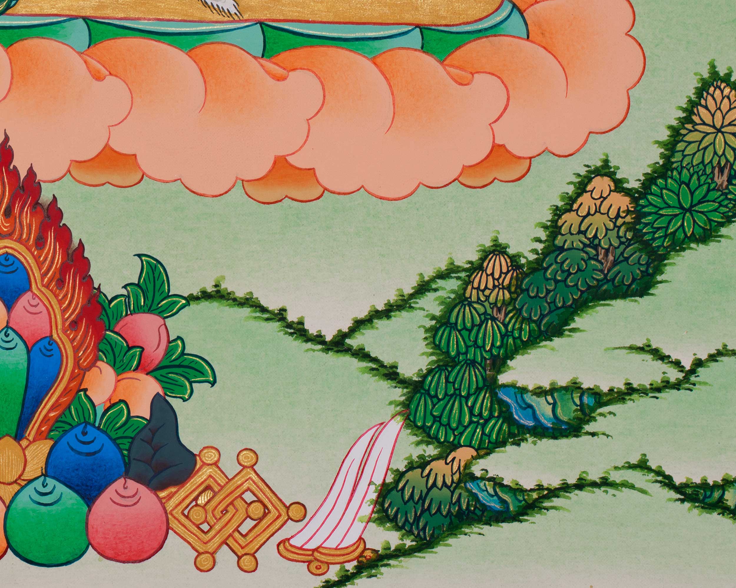 Sacred Tibetan Vajrapani | Fierce Deity of Power and Protection
