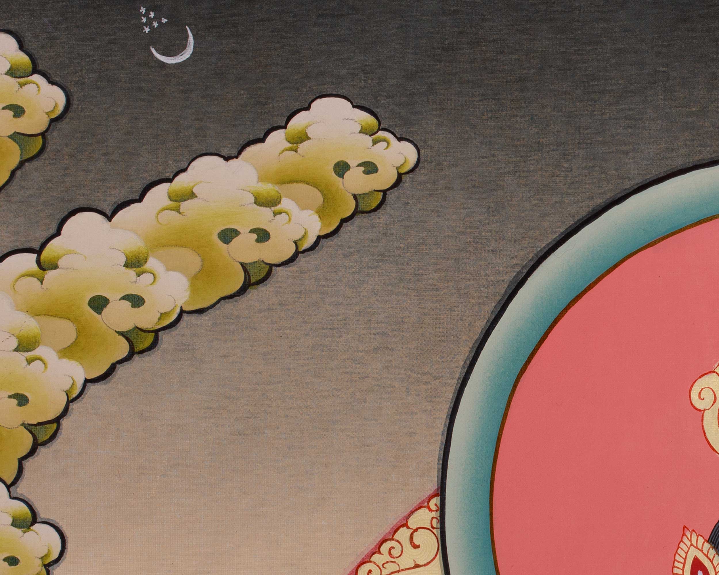 Beautiful Green Tara Thangka | Swift Compassion and Protection Deity