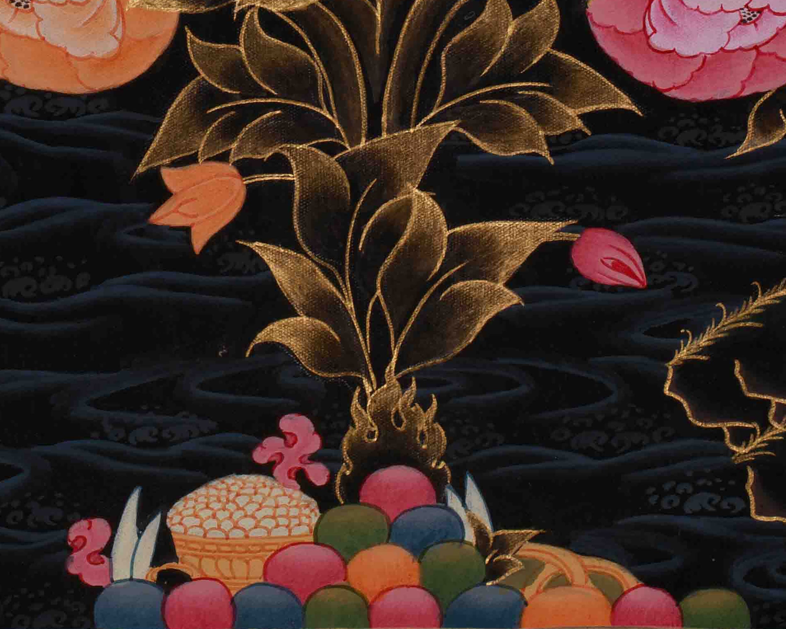 Chenrezig Spiritual Thangka | Avalokiteshvara Compassion Art