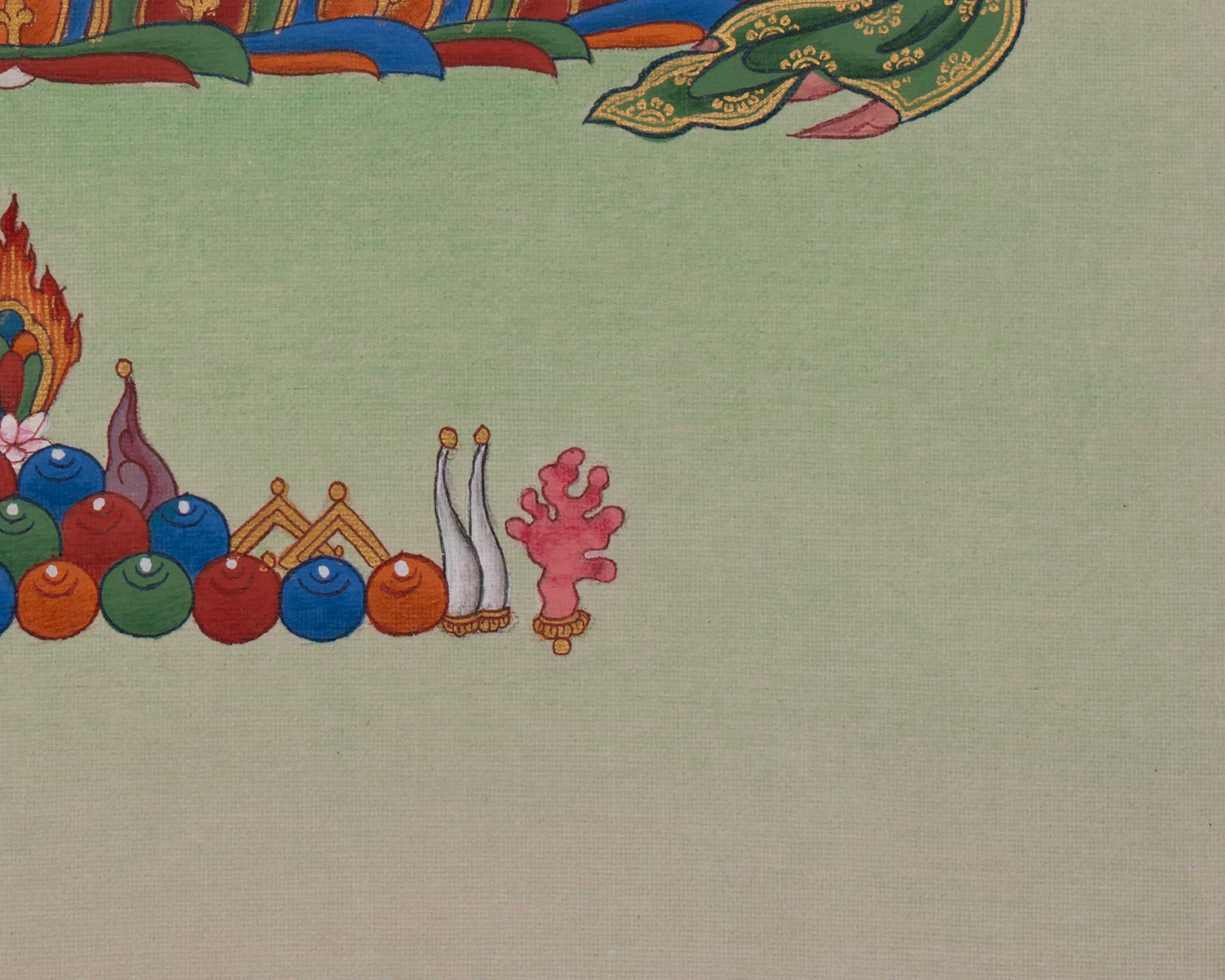 Ksitigarbha Bodhisattva Thangka | Revered Bodhisattva In Mahāyāna Buddhism