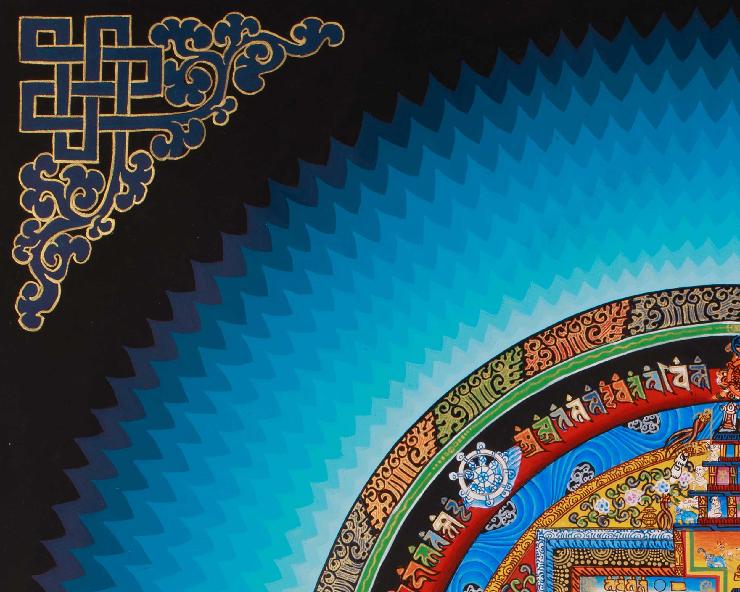 Kalachakra Mandala Buddhist Art | Spiritual Awakening
