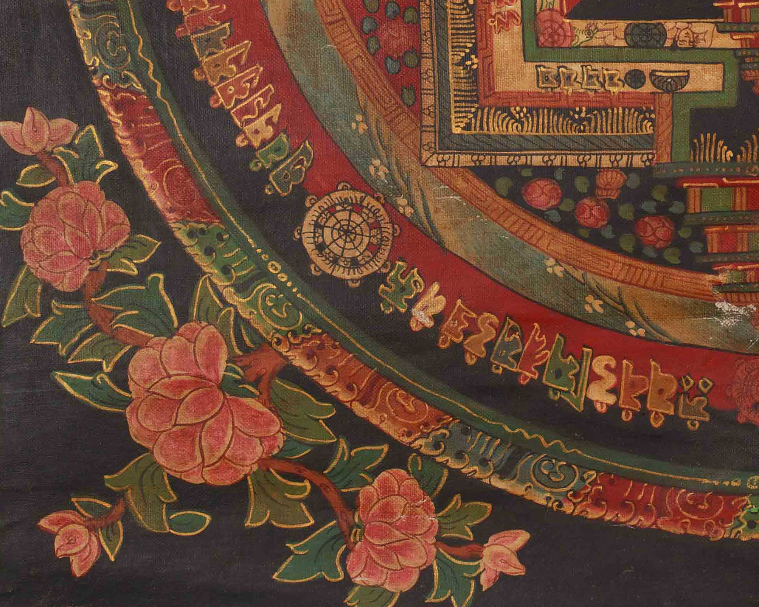 Traditional Kalachakra Mandala Art | Spiritual Harmony | Vajrayana Buddhism