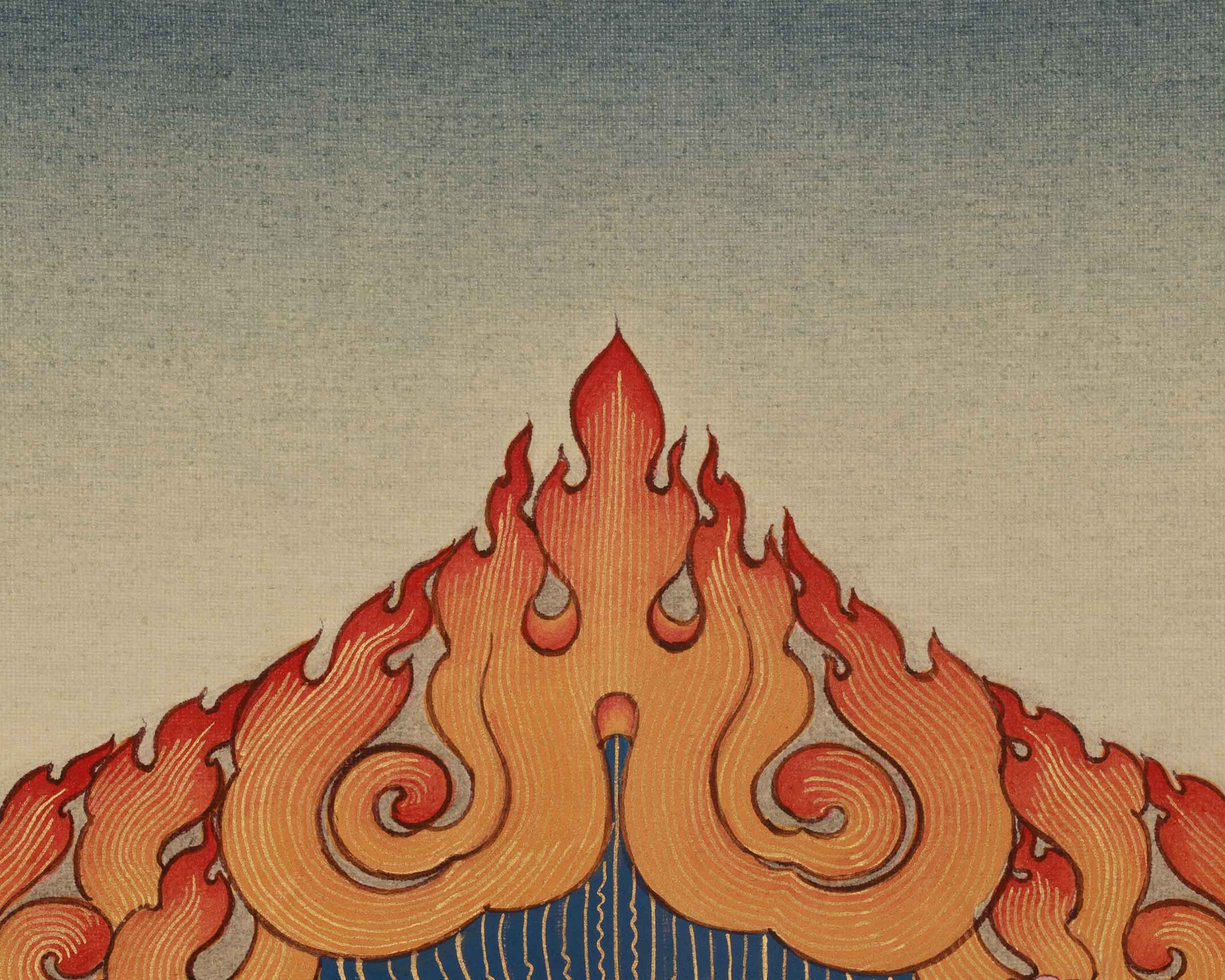 Traditional Vajrayogini Thangka | Sacred Dakini Buddhist Artwork
