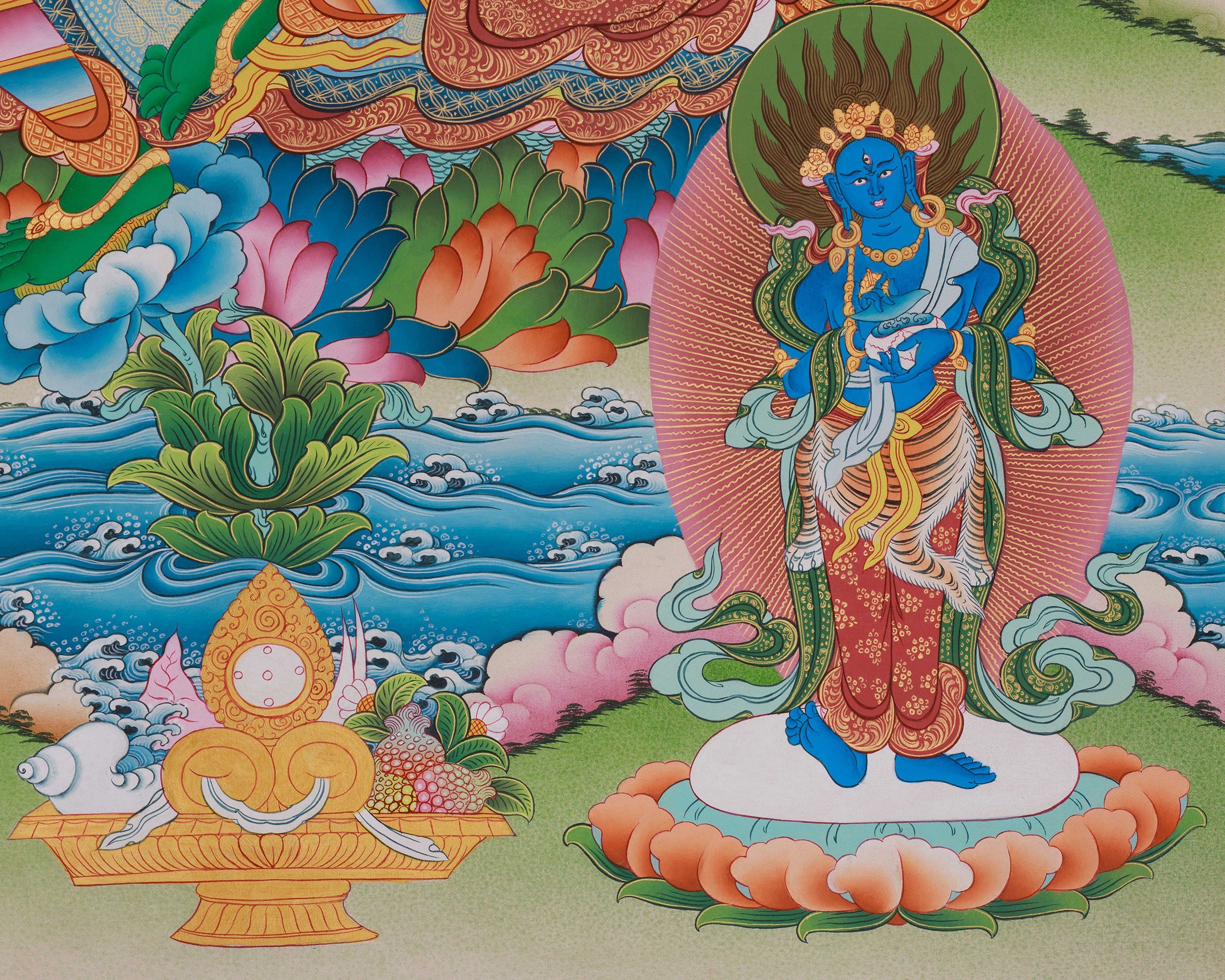 Tibetan Buddhist Green Tara Artwork | Swift Compassion