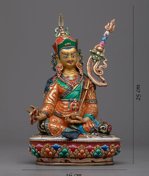 Om Ah Hum Vajra reciting Guru Statue | Celebrate the Essence of Guru Rinpoche's Enlightened Energy