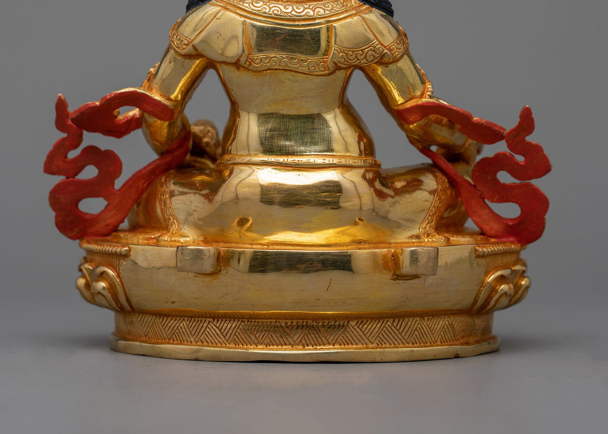 Deity of Wealth Dzambhala Sculpture | Abundance and Prosperity Embodied