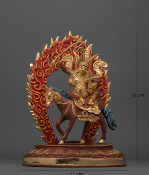 Warrior King Gesar Statue 