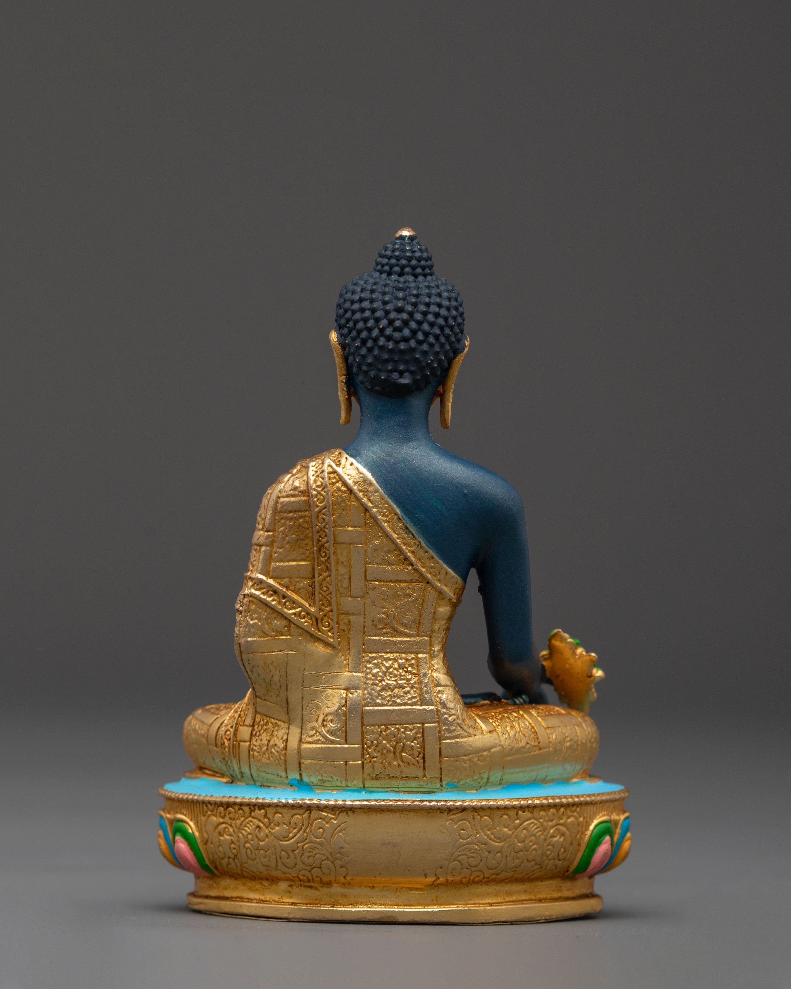 Spiritual Healing Medicine Buddha Sculpture | Buddhist Altar Decor