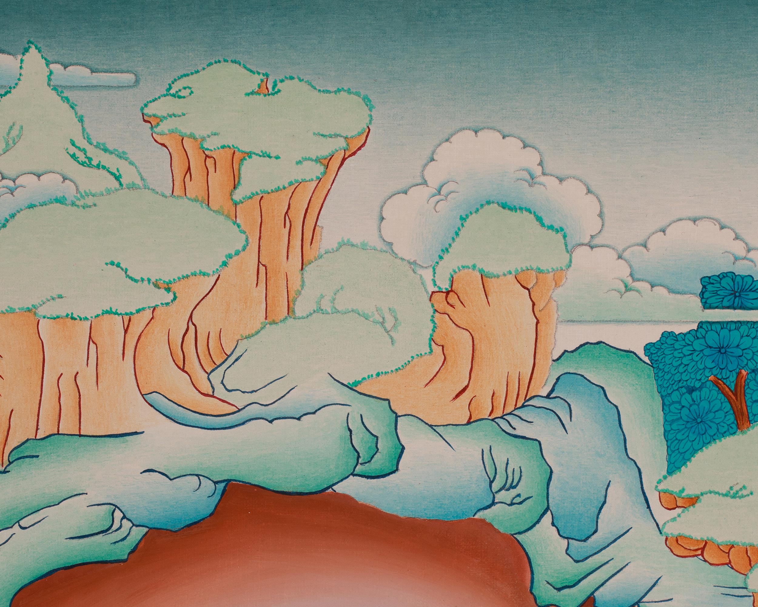 Milarepa Art | Spiritual Transformation | Lineage Master | Revered Yogis
