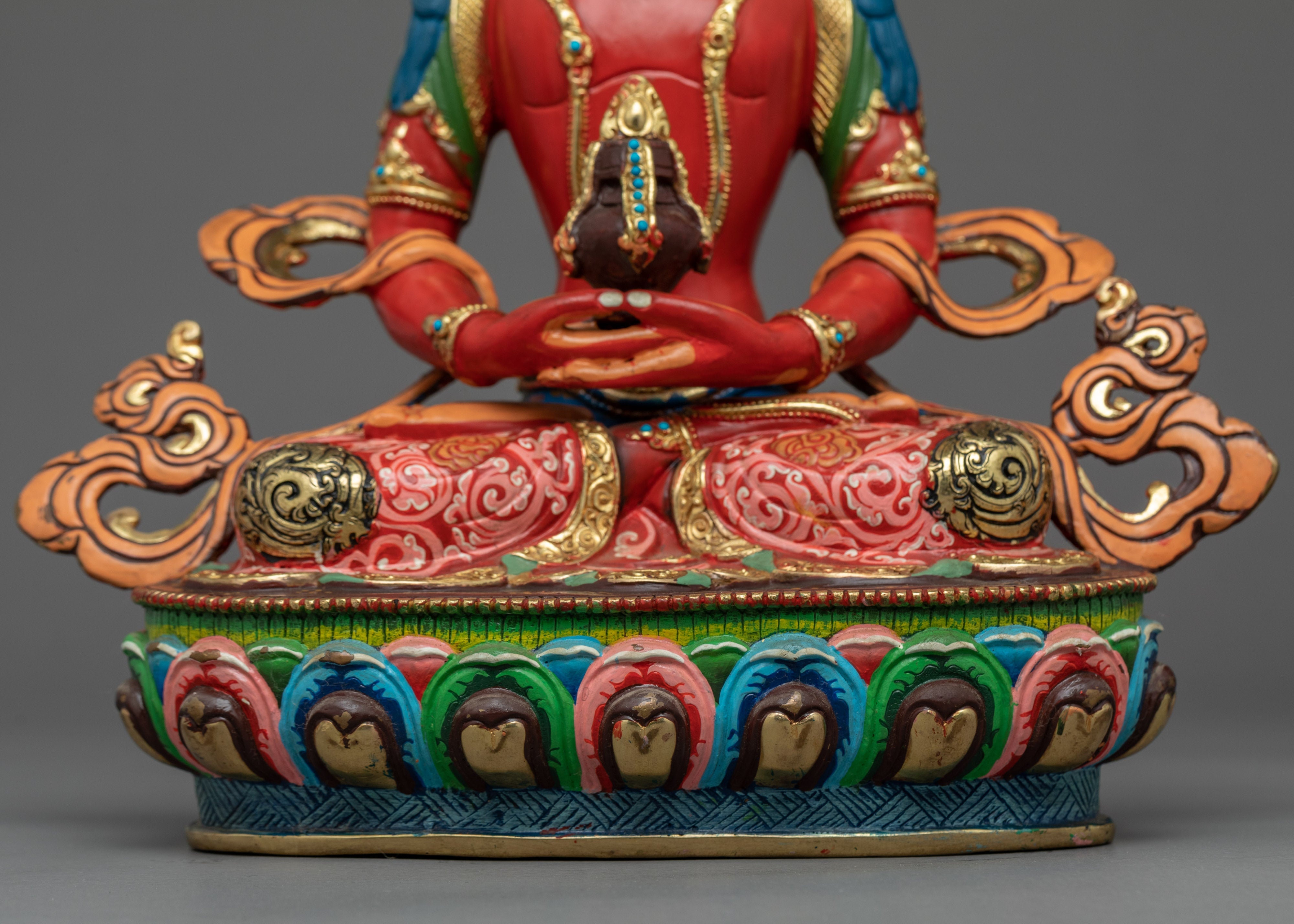 Amitayus Buddha of Long Life | Traditional Bodhisattva Art