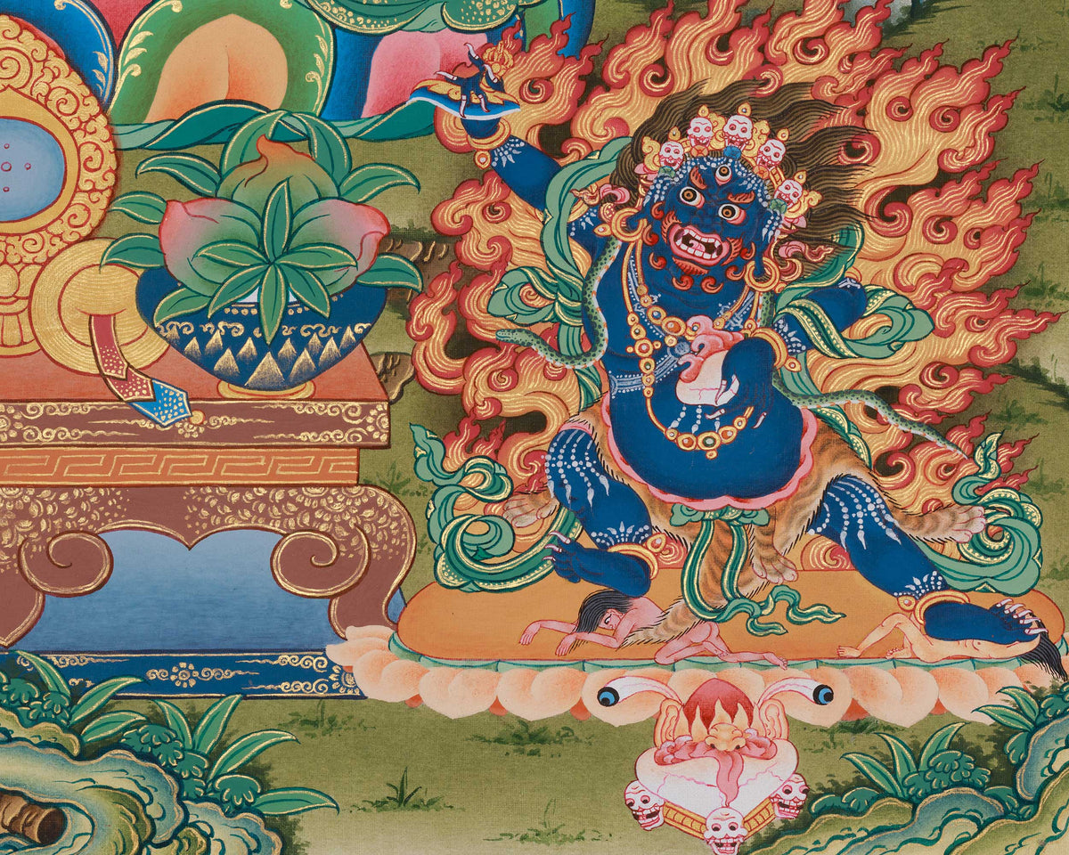 Traditional Guhyasamaja Thangka | Vajrayana Buddhism