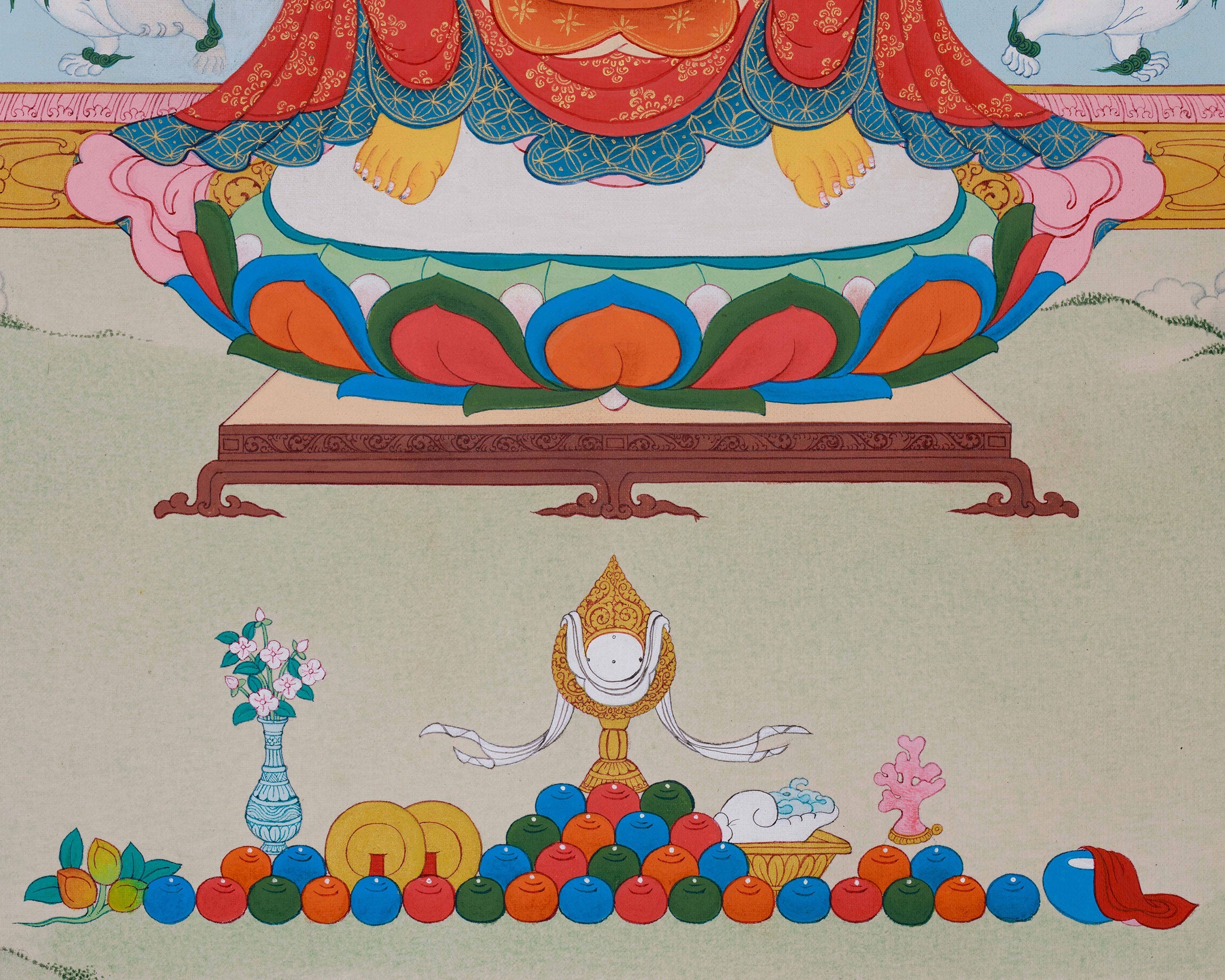 The Buddha of Future, Maitreya Thangka | Buddha of Hope and Enlightenment