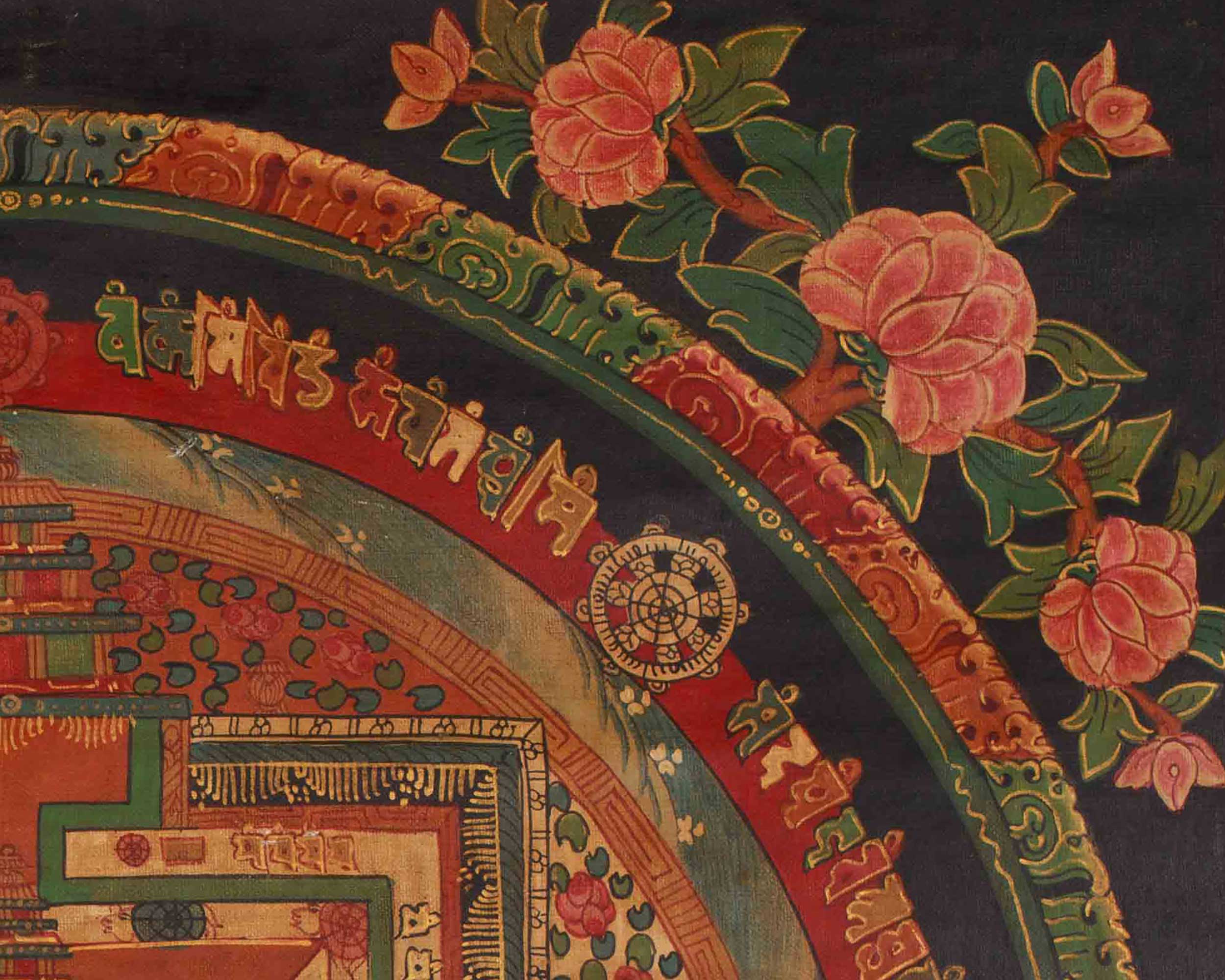 Traditional Kalachakra Mandala Art | Spiritual Harmony | Vajrayana Buddhism
