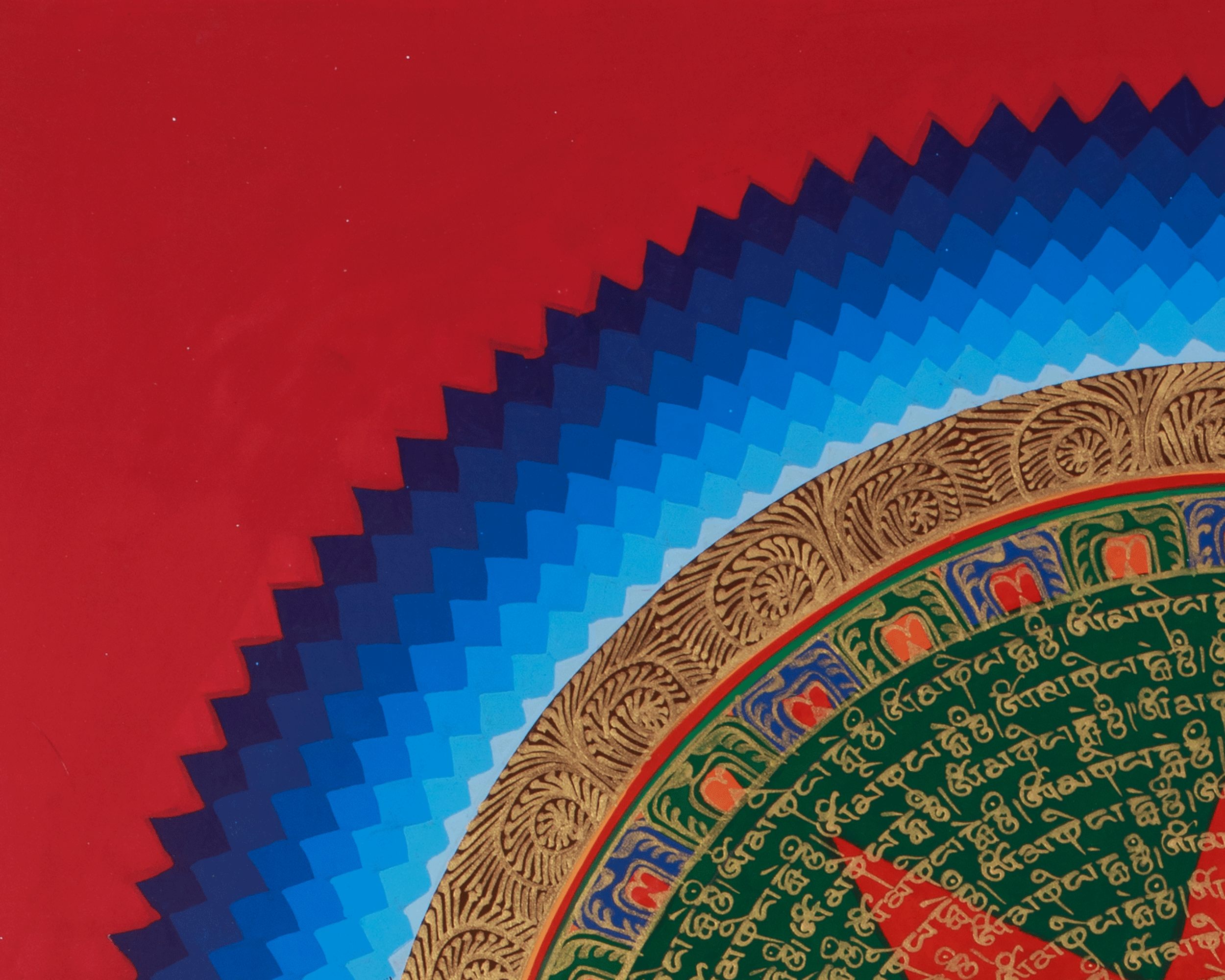 Traditional Mantra Mandala Art | Vajrayana Practice and Inner Clarity