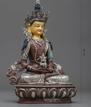 Amitayus Buddha Statue | Finely Hand Carved Buddhist Art