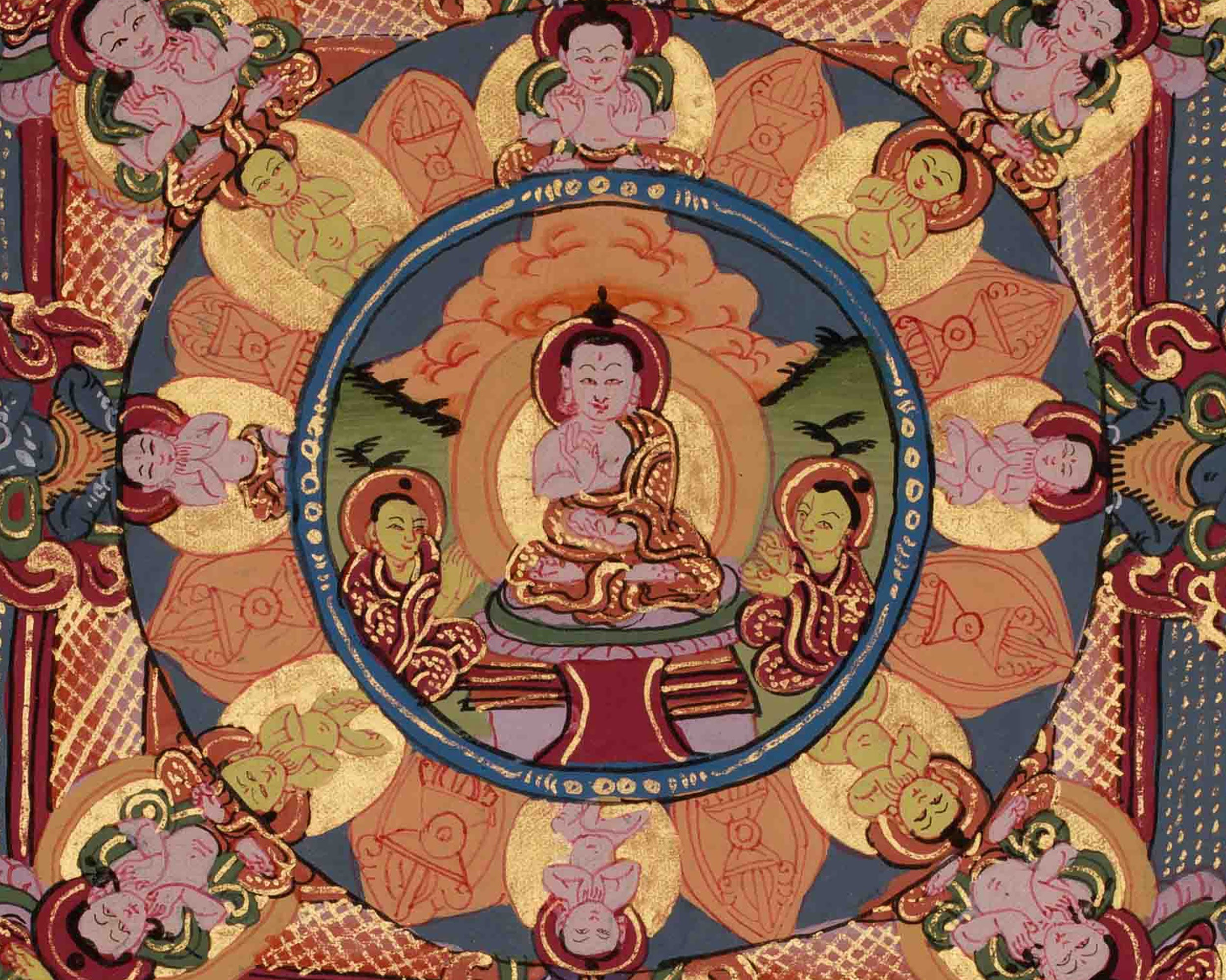 Sacred Buddha Mandala | Himalayan Art Of Peace And Wisdom | Meditation Altar