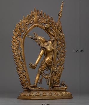 Vajrayogini Antique-Touch Statue | A Radiant Symbol of Feminine Energy and Spiritual Liberation