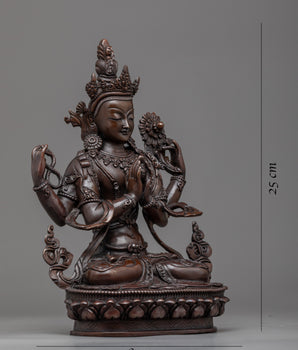 statue for chenrezig empowerment 2023