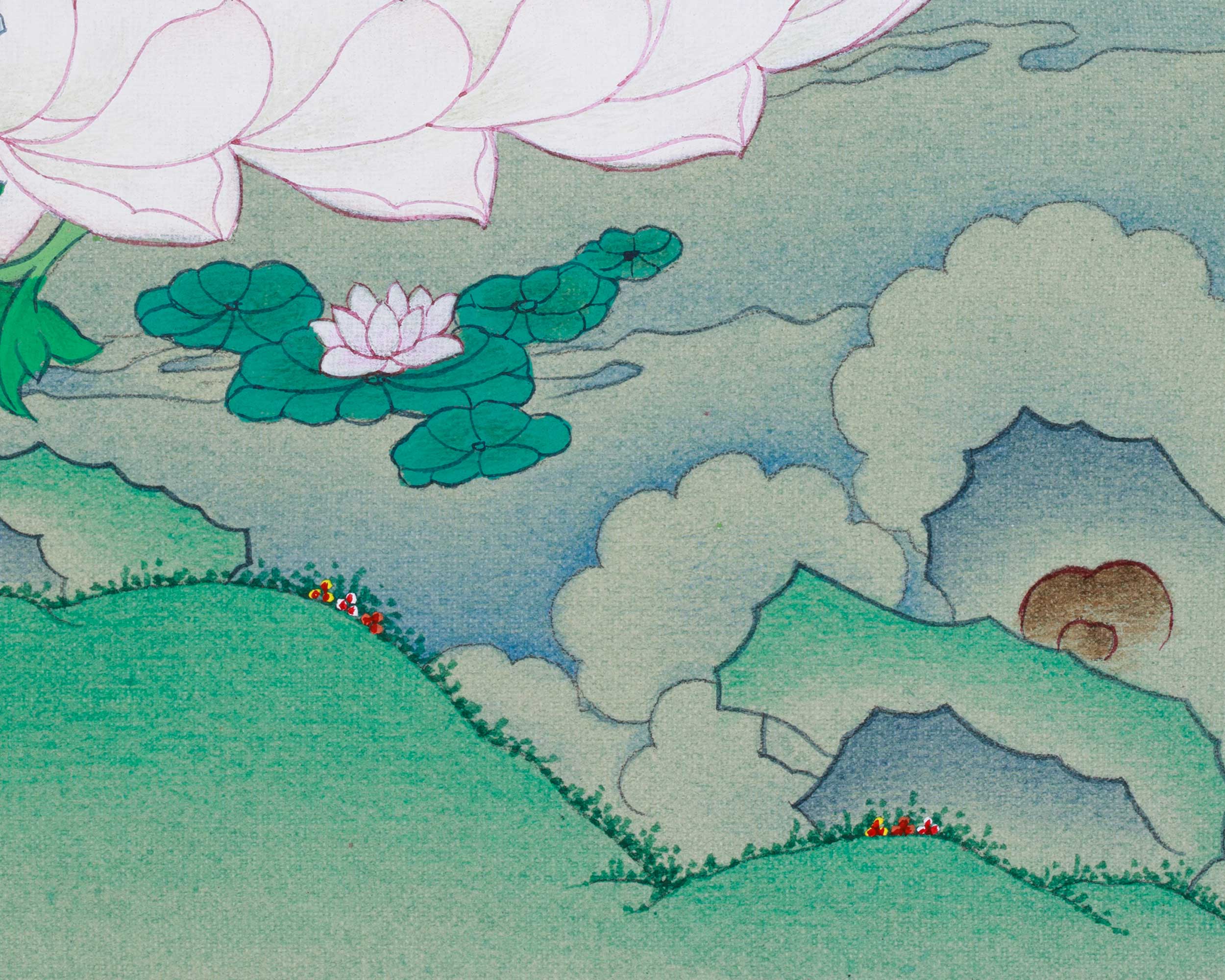 Green Tara Protection Thangka | Goddess of Peace and Healing