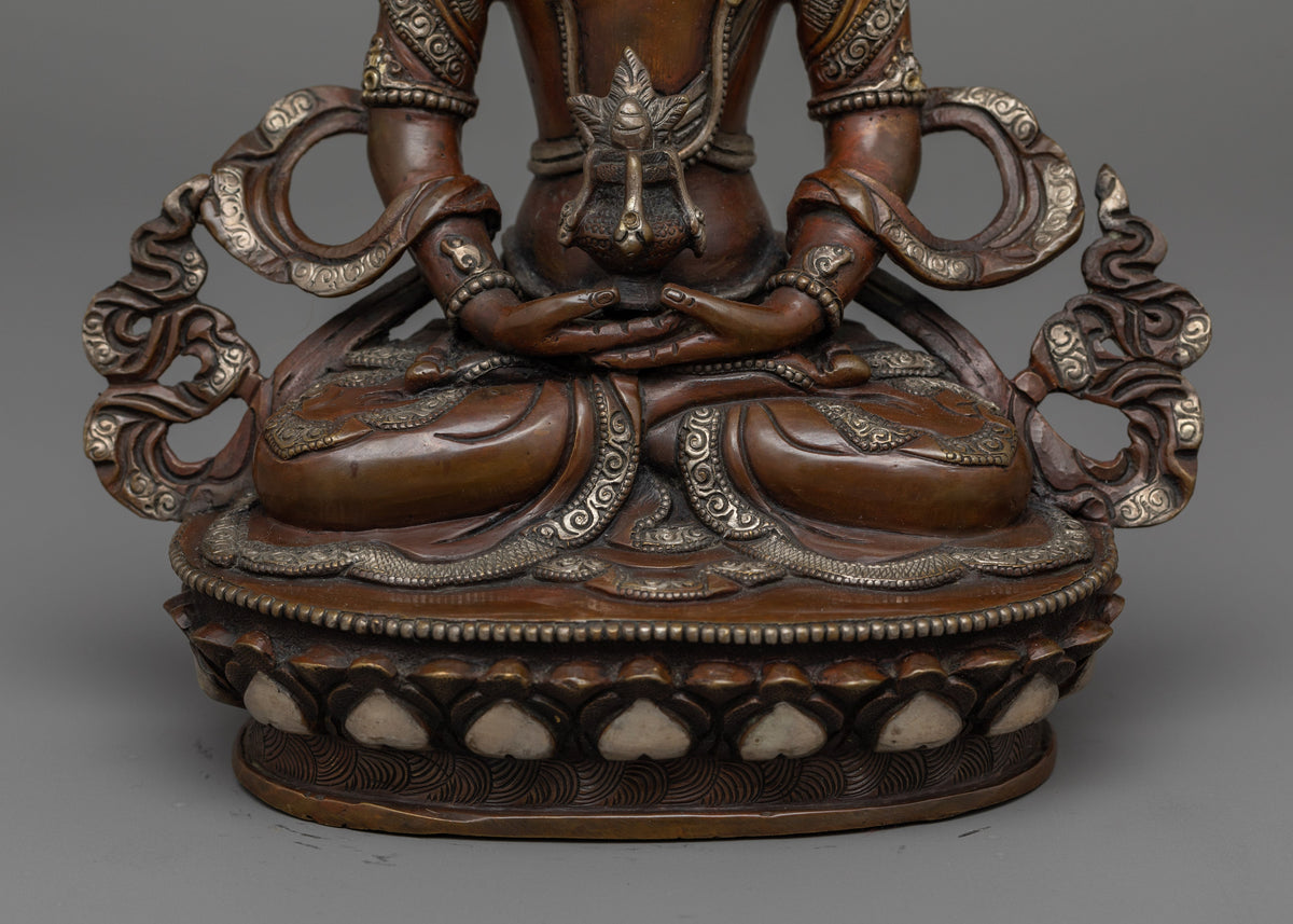 Amitayus Meditation Decor |  A Symbol of Longevity and Wisdom