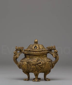 Dragon Motifs Incense Burner