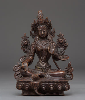 Shyama Tara Peaceful Decor Statue | Buddhist Spiritual Artwork