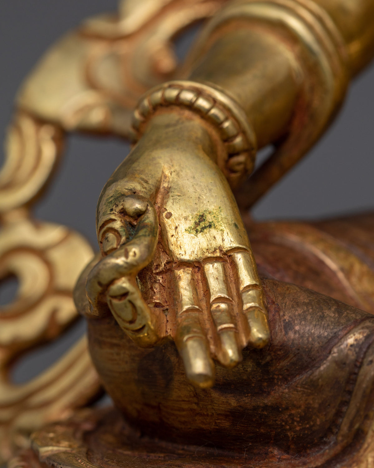 Handcrafted Liberation Goddess Green Tara Statue | The Compassionate Protector