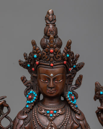 chenrezig-oxidized-sculpture