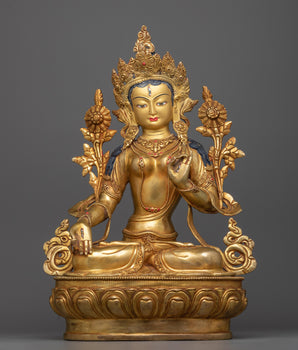 White Tara Sculpture