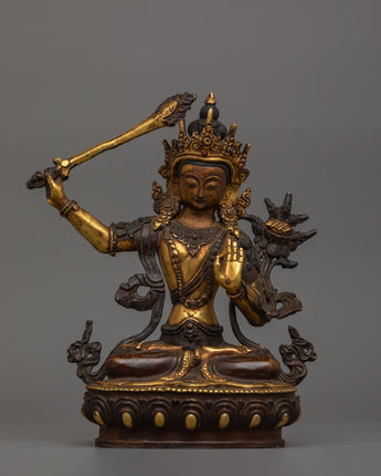 Tibetan Bodhisattva Manjushri Statue