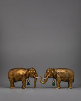 Elephant Pair Statue