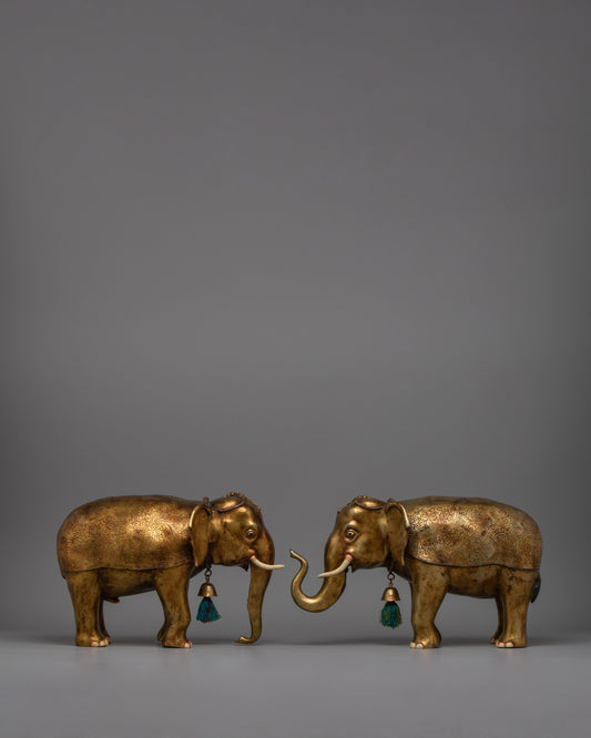 Elephant Pair Statue